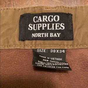 North Bay Brown Cargo Supplies Pants 38 x 34
